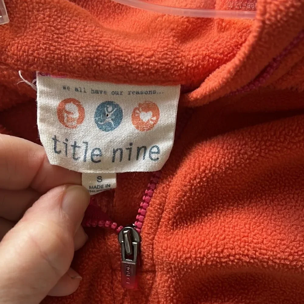 EUC WOMEN’S SMALL TITLE NINE PULLOVER 1/4 ZIP FLEECE TOP - Picture 6 of 10